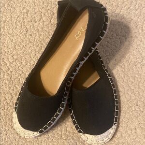 Chic Black Espadrilles